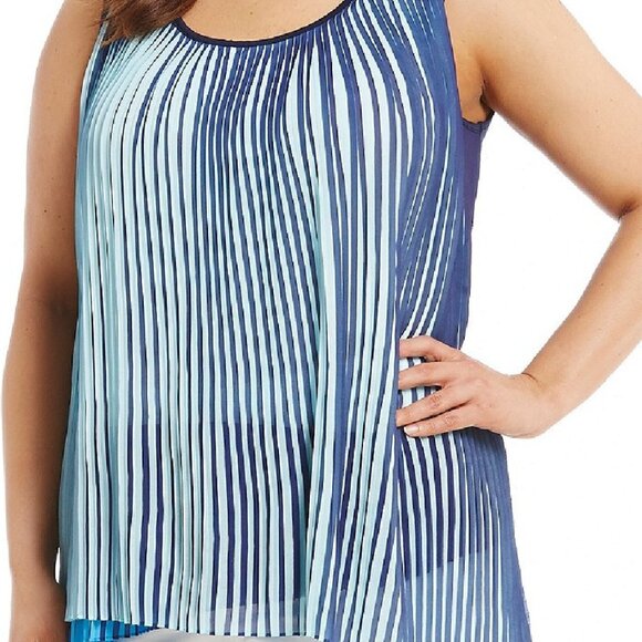 2 PCS Set Women's Plus-Size Solid Adjustable Strap Rayon Camis Tank Top Clothing - Picture 2 of 9